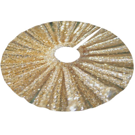 Goudsparkle kerstboomrok kerstboom rok (Gekanteld)