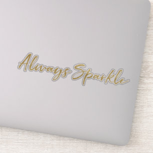 Goudsparkle Sticker