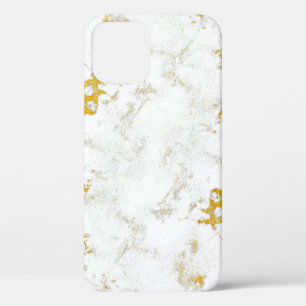 Goudspatten Textuur. Ontwerpelement ppplijn iPhone 12 Hoesje