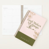 Goudspiraalbindmiddel met stickers planner (Display)