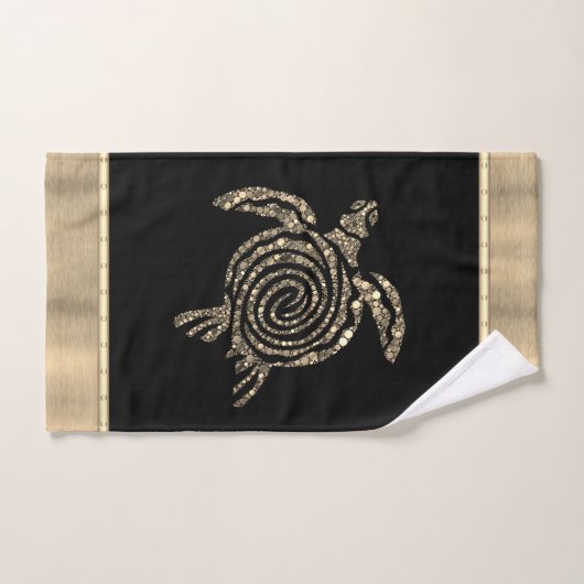 Goudspiraalschildpad Bad Handdoek (Handdoek)