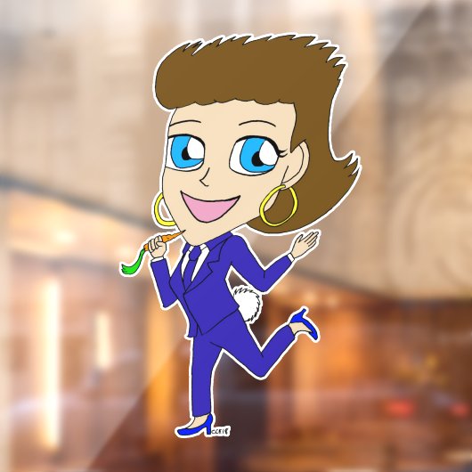 goudstaart raamsticker (Vel 2)