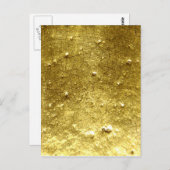 goudsteen briefkaart (Voorkant / Achterkant)