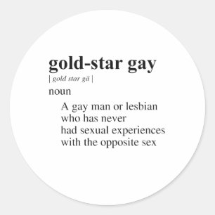 GOUDSTER-HOMO RONDE STICKER
