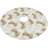 Goudsterren en engel-boomrokken kerstboom rok (Gekanteld)