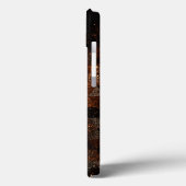 Goudstraal in meetkundig dunne universum Monogram Case-Mate iPhone Case (Achterkant / Links)