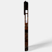 Goudstraal in meetkundig dunne universum Monogram Case-Mate iPhone Case (Achterkant / Links)