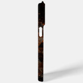 Goudstraal in meetkundig dunne universum Monogram Case-Mate iPhone Case (Achterkant / Rechts)