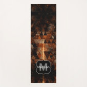 Goudstraal in meetkundig dunne universum Monogram Yogamat (Voorkant)