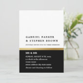 Goudstreep. Elegant donkerbruine en witte bruine b Kaart (Staand voorkant)