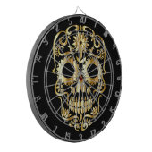 Goudsuikerschedel Dartbord (Voorkant Links)