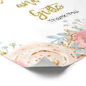 Goudtinkle Kaarten met schroefdraad en tong Poster (Hoek)