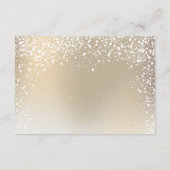 goudtypografie blaassneeuw elegante winterdetails informatiekaartje (Achterkant)