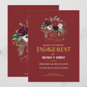  goudvasbloemen, bouquet save the date (Voorkant / Achterkant)