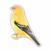 goudvink sticker (Voorkant)