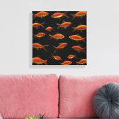 Goudvis 3 canvas afdruk (Insitu (Woonkamer))