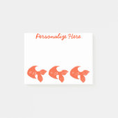 Goudvis - Aangepaste Post-it® notes 4 x 3 (Voorkant)