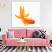 Goudvis (Carassius auratus) 2 Canvas Afdruk (Insitu (Woonkamer))