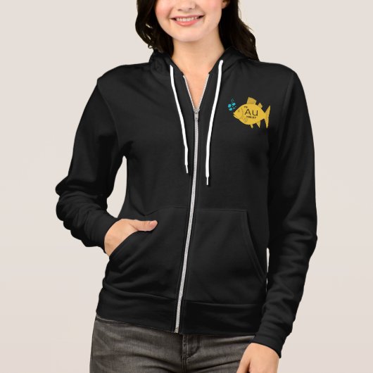 goudvis hoodie (Voorkant)