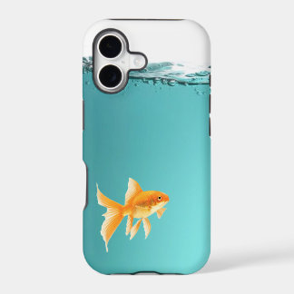 Goudvis iPhone X/8/7 Plus stevige hoes