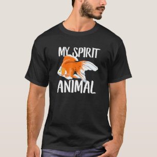 Goudvis Is Mijn Spirituele Dier, Papa Mama Jongen T-shirt