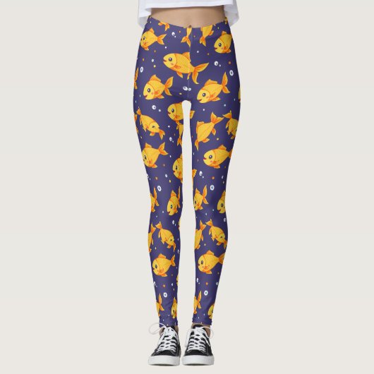 goudvis leggings (Voorkant)