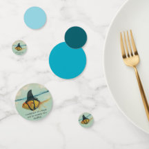 Goudvis met een haaienvin Confetti