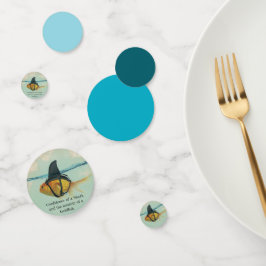 Goudvis met een haaienvin Confetti