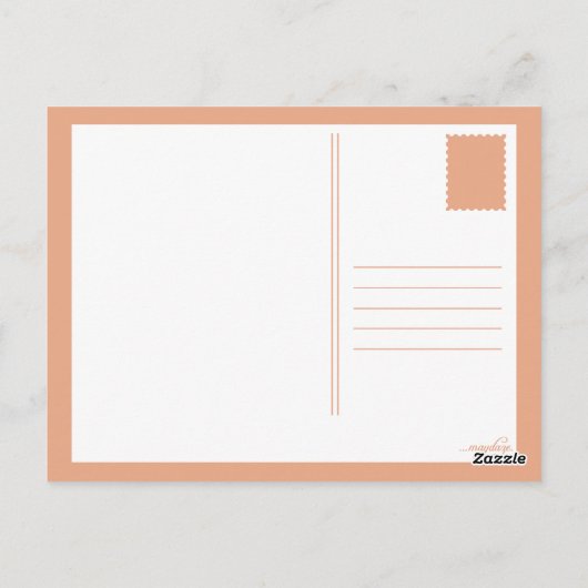 goudvis met eierverf briefkaart (Achterkant)