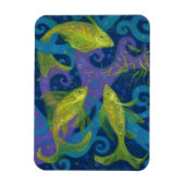 Goudvis onderzeese kunstschilders magneet (Verticaal)