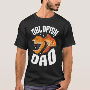 Goudvis Papa Aquariumonderhouder Aquariumverslaafd T-shirt
