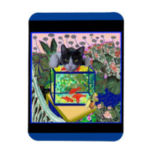 Goudvis parodie van Matisse