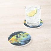 Goudvis Zandsteen Onderzetter (Zijkant)