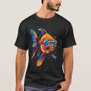 Goudvis Zonnebril Popart T-shirt