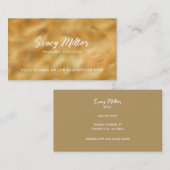 goudVisitekaartjes Visitekaartje (Voorkant / Achterkant)