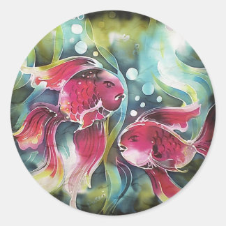 Goudvisluminositeit Ronde Sticker