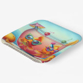 Goudvissen in Partij Punch Bowl Papieren Bordje (Gebogen)