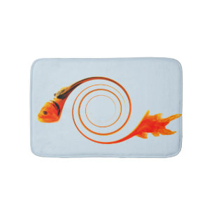 Goudvissen Moderne Abstracte kunst Badmat