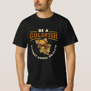 Goudvissen worden een goudvis aquarium dier grappi t-shirt