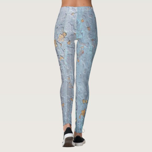 goudvlekken op gesmolten verf leggings (Achterkant)