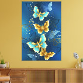 Goudvlinder Canvas Afdruk (Insitu (Woonkamer))