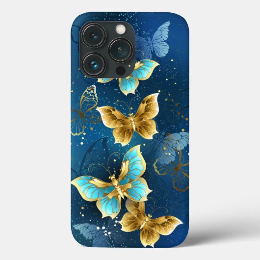 Goudvlinder Case-Mate iPhone Case (Achterkant)