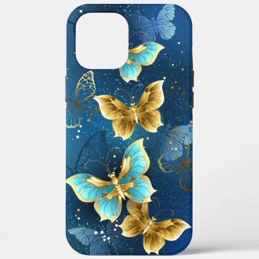 Goudvlinder Case-Mate iPhone Case (Achterkant)