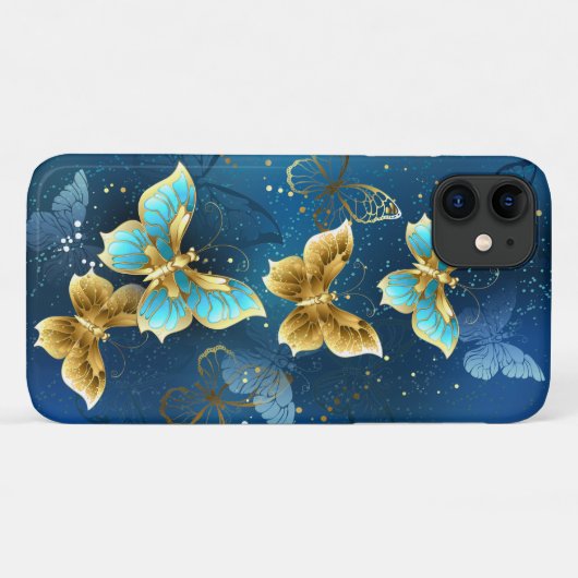 Goudvlinder Case-Mate iPhone Case (Achterkant (horizontaal))