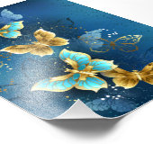 Goudvlinder Foto Afdruk (Hoek)