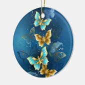 Goudvlinder Keramisch Ornament (Links)