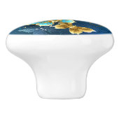 Goudvlinder Keramische Knop (Zijkant)