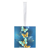 Goudvlinder Kubus Ornament (Rechts)