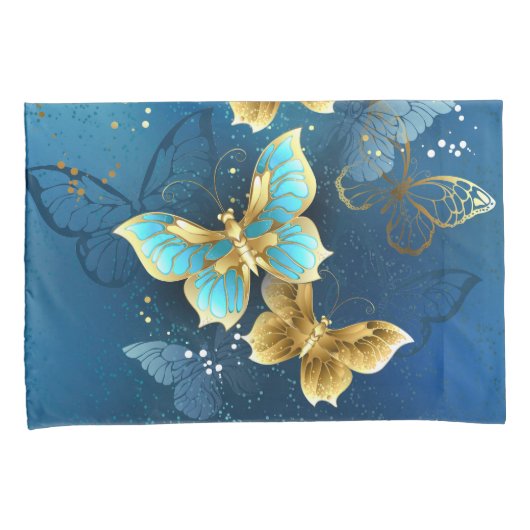 Goudvlinder Kussensloop (Voorkant-Rechts)