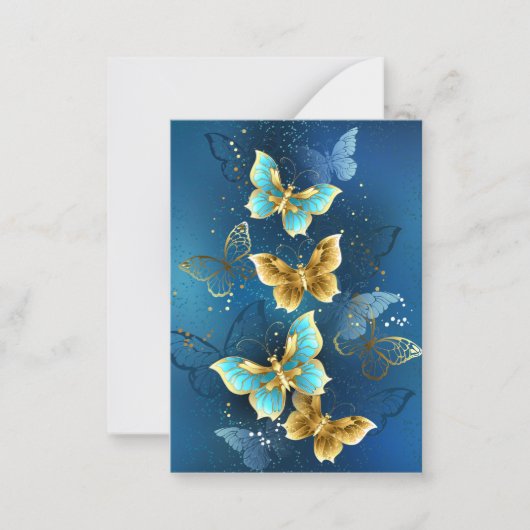 Goudvlinder Notitiekaartje (Voorkant)